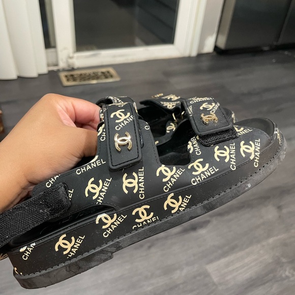 Dad Sandals with Gold Accents - Picture 9 of 12